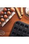 24 Compartment Metal Muffin Cake Mold and 100 Piece Cupcake Paper Set - Cake Mold Set - 7