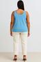 3 Pieces A-Line Plus Size Cotton Thick Strap Tank Top T-Shirt - 6
