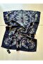 Elegant Ottoman Motif Floral Patterned Shawl - 5