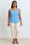 3 Pieces A-Line Plus Size Cotton Thick Strap Tank Top T-Shirt - 2