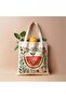 Watermelon & Strawberry Design Printed Women's Organic Cotton Hambez Bag