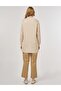 Half Turtleneck Viscose Knitwear Tunic Stone - 5