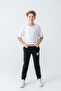 World Wide Printed Boys' Tracksuit Bottoms with Side Stripes