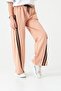 Girls' Wide Leg Herringbone Tracksuit Pants with Side Stripes - 6