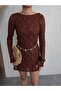 Lace Long Sleeve Dress - 3