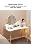 Simple Small Dressing Table Ultra Small Storage Integrated Dressing Table - 4