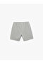 Bermuda Shorts with Pocket Detail and Lace-Up Waist - 4