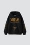 Nirvana Back Printed Unisex Oversize Black - 3