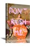 Maximalist Wall Art Funny Eclectic Girly Mom Don't Rush Me Altered Art (30x40 cm) Framed