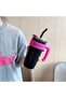 Think Different Large Insulated Mug with Handle and Straw – Leakproof, Portable Hot & Cold Drinks - 4