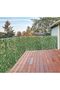 FFD Wooden Trellis with Artificial Leaves Privacy Fence - 7