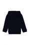 Girl's Navy Blue Sequin Embroidered Hooded Basic Sweatshirt 50314936-Vr033 - 2