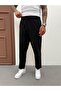 Black Parachute Fabric Boyfriend Pants - 3
