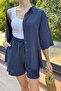 Tassel Detail Shirt and Shorts Set Cr6002 - 6
