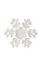 12-Piece Led Snowflake Shaped Night Light White 25x25x3cm