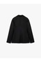 Long Sleeve Pocket Buttoned Double Breasted Blazer Jacket - 2