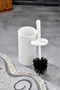 Line Striped Round Cap Wc Bath Brush - Toilet Brush - 4