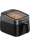 6.5L 1700W Bladeless Air Fryer - Healthy Cooking with Modern Touch (Black with Gold) - 5