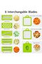 NEW Vegetable Chopper, Multifunctional 13-in-1 Food Chopper with 8 Blades, Colander Basket, Containe - 4