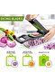 NEW Vegetable Chopper, Multifunctional 13-in-1 Food Chopper with 8 Blades, Colander Basket, Containe - 5
