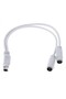 Ps2 Coupler Y Splitter Cable Mini Din Ps2 6 Pin Splitter Cable - 2