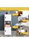 FFD Waterproof Bathroom Storage Cabinet, Freestanding White Organizer Unit with 2 Doors & Storage - 3