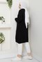 Women's Half Turtleneck Knitted Detailed Knitwear Tunic - 5