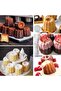 Cake, Pastry, Muffin, Soap and Candle Mold Silicone Tray Mold - 4