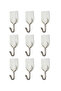 9Pcs 3MM Strong Wall Hanger Hanger Sticky Suction Cup Hook,Sticky Hook,BB1255