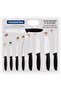 9 pcs Knife Set - Stainless Steel Sharp Professional Kitchen Chef Cooking Knives set with Black Handles 23498050 - 2