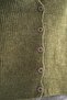 6943 Women's V-Neck Thessaloniki Cardigan Khaki - 6