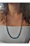 Blue Tourmaline & Hematite Necklace |   Protection and Balance - 3
