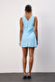 Sia - Sky Dots Mini Elbise - 2