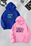 Dear Couple Combination Stitch and Angel Gym Printed Design Hooded Sweatshirt Set of 2