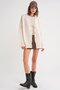 6927 Women's Soft Textured Casual Basic Knitwear Cardigan Natural - 2