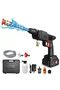 48V Cordless Portable Washer Electric Cleaning Gun With 3 In 1 Adjustable Nozzle For Washing Car And - 2
