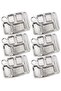 6 Compartment Stainless Steel Serving Tray - 5 Sections