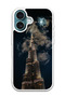 Protective Case Cover For APPLE IPHONE 16 Plus Burj Khalifa In Night (White Bumper)