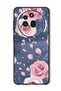 Case Compatible with Nothing Phone 3a Pro Protection Shockproof Bumper Cover Roses & Leaves Pattern