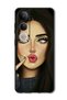 Case Compatible with Vivo V50 Lite Protection Shockproof Bumper Cover Dimple Girl