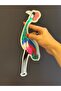 Pul Sequence Embroidery Colorful Filamingo Arma Stitch Applique 28X7 cm