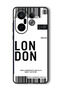 Case Compatible with Vivo X200 FE 6.31 Inch Protection Shockproof Bumper Cover London boarding pass