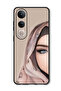Case Compatible with Vivo V50 Lite Protection Shockproof Bumper Cover Girl Half Face