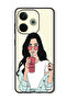 Case Compatible with Oppo A5 Pro Protection Shockproof Bumper Cover Girl Drinking Coffee