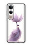 Case Compatible with Vivo V50 Lite Protection Shockproof Bumper Cover Women Flower