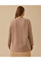 Plus Size Lace-Up Basic Sweatshirt - 3