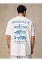 Endless Ocean Design Printed Cotton Tshirt - 4
