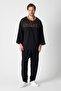 Ethnic Deesen Detailed Wide Collar Off Shoulder Bohemian Sweat - 2