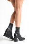 Women's Boots Thick Heeled Stretch Shoes 8-1-1 - 3