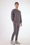Men's Regular Fit Crew Neck Anthracite Sweatshirt - 7